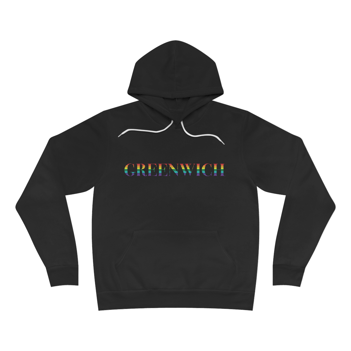 Greenwich Rainbow Unisex Sponge Fleece Pullover Hoodie