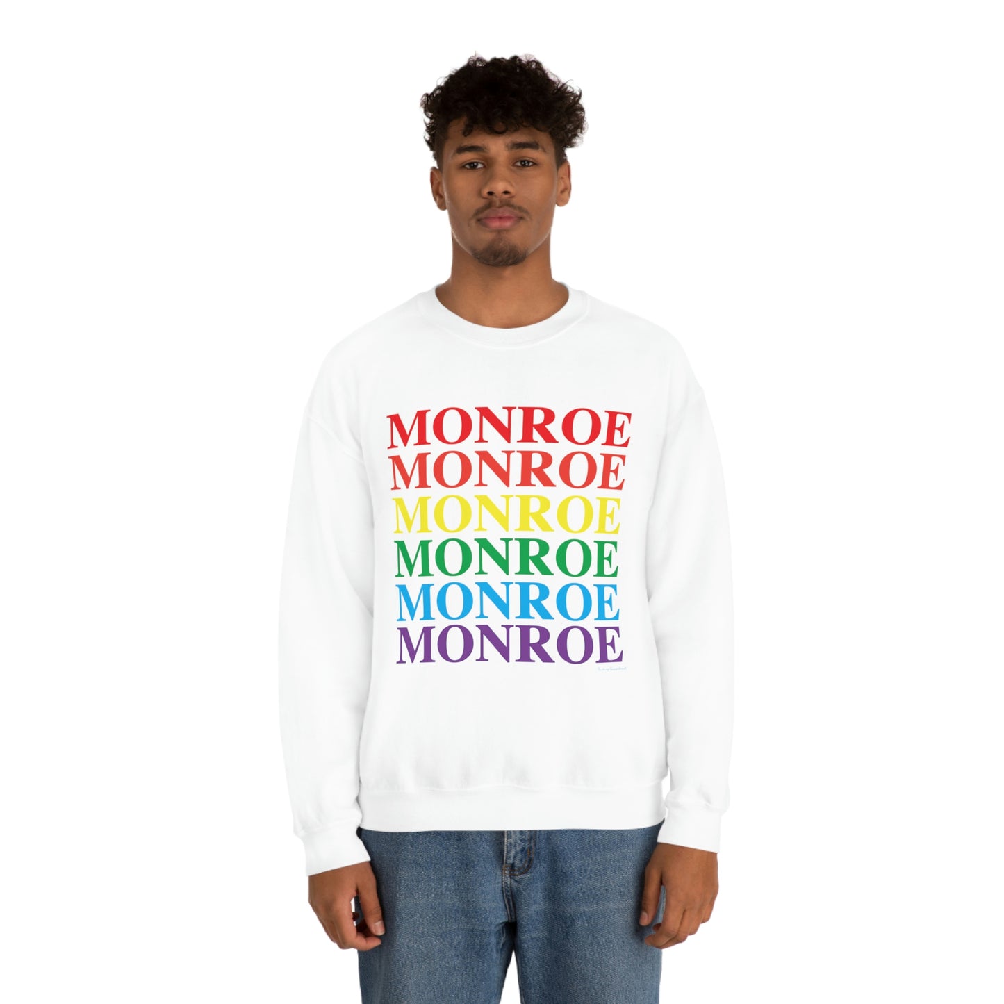 Monroe Pride Unisex Heavy Blend™ Crewneck Sweatshirt