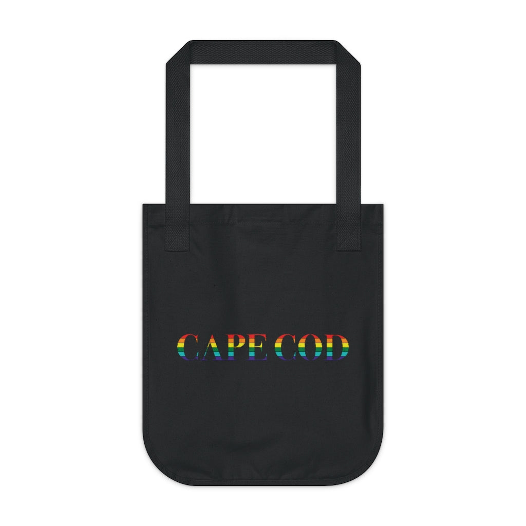 Cape Cod Rainbow Organic Canvas Tote Bag