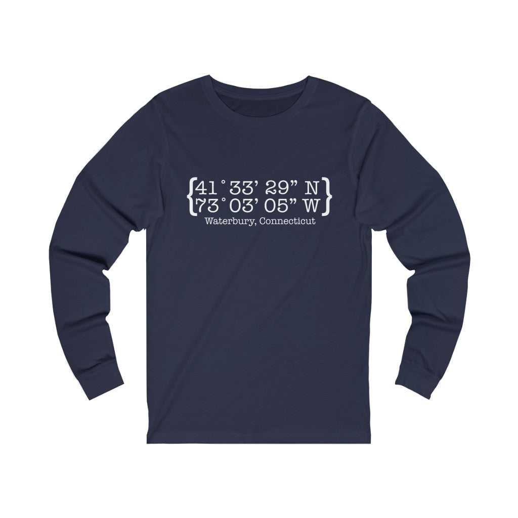 Waterbury Coordinates Unisex Jersey Long Sleeve Tee