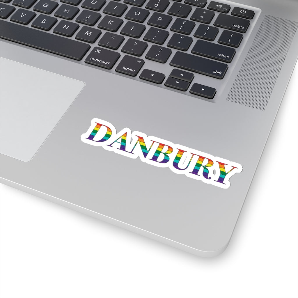 Danbury rainbow stickers, danbury ct pride