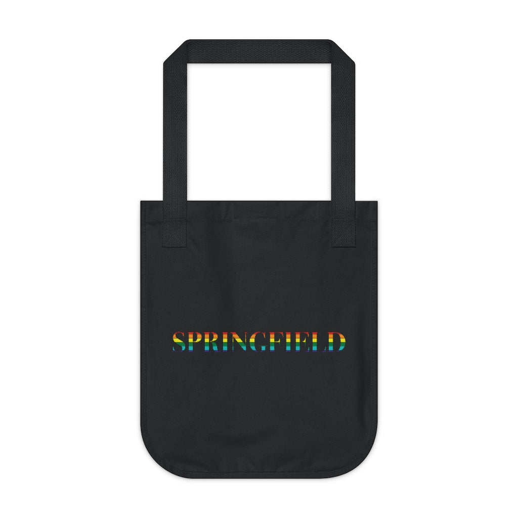 Springfield Rainbow  Organic Canvas Tote Bag