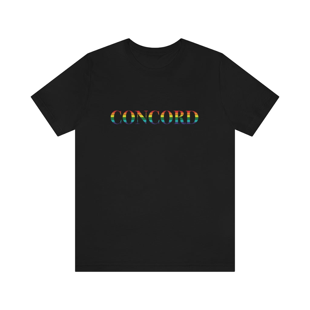 Concord Rainbow Unisex Jersey Short Sleeve Tee