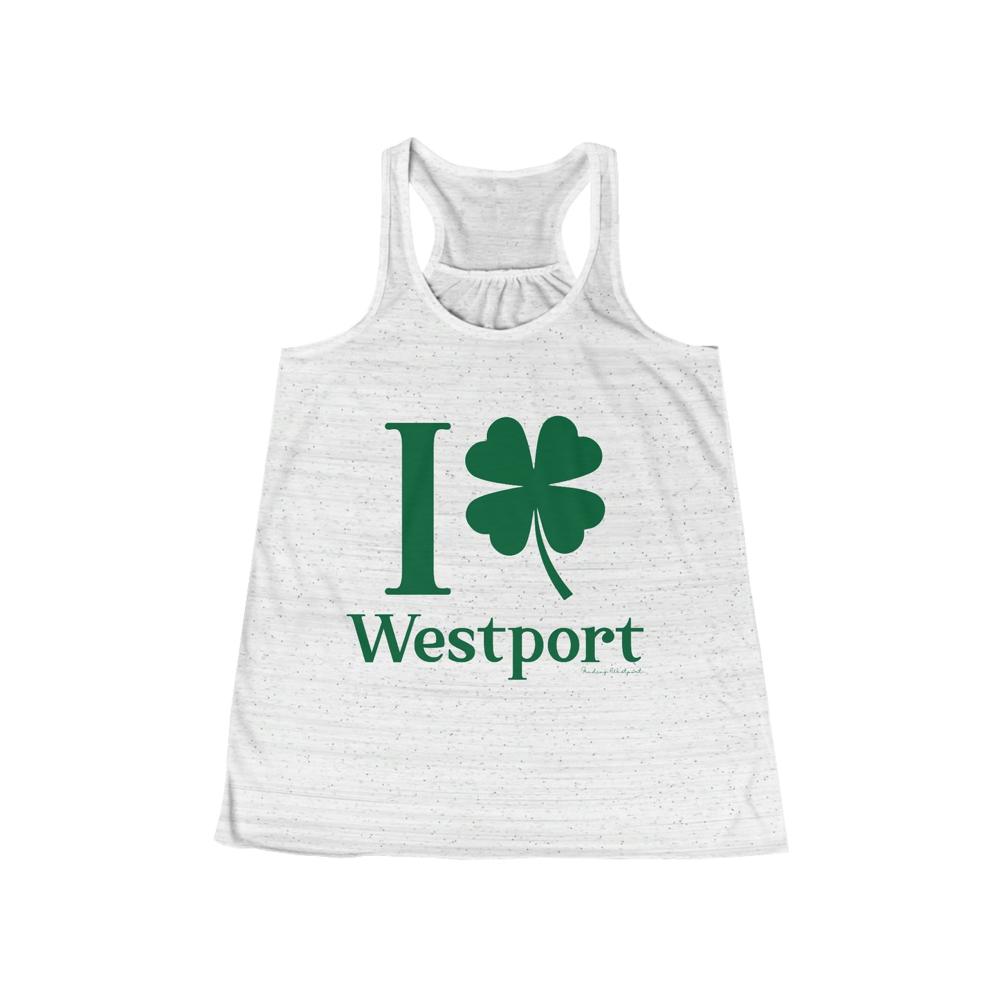 westport connecticut st . patricks day tank top shirt, i clover westport 