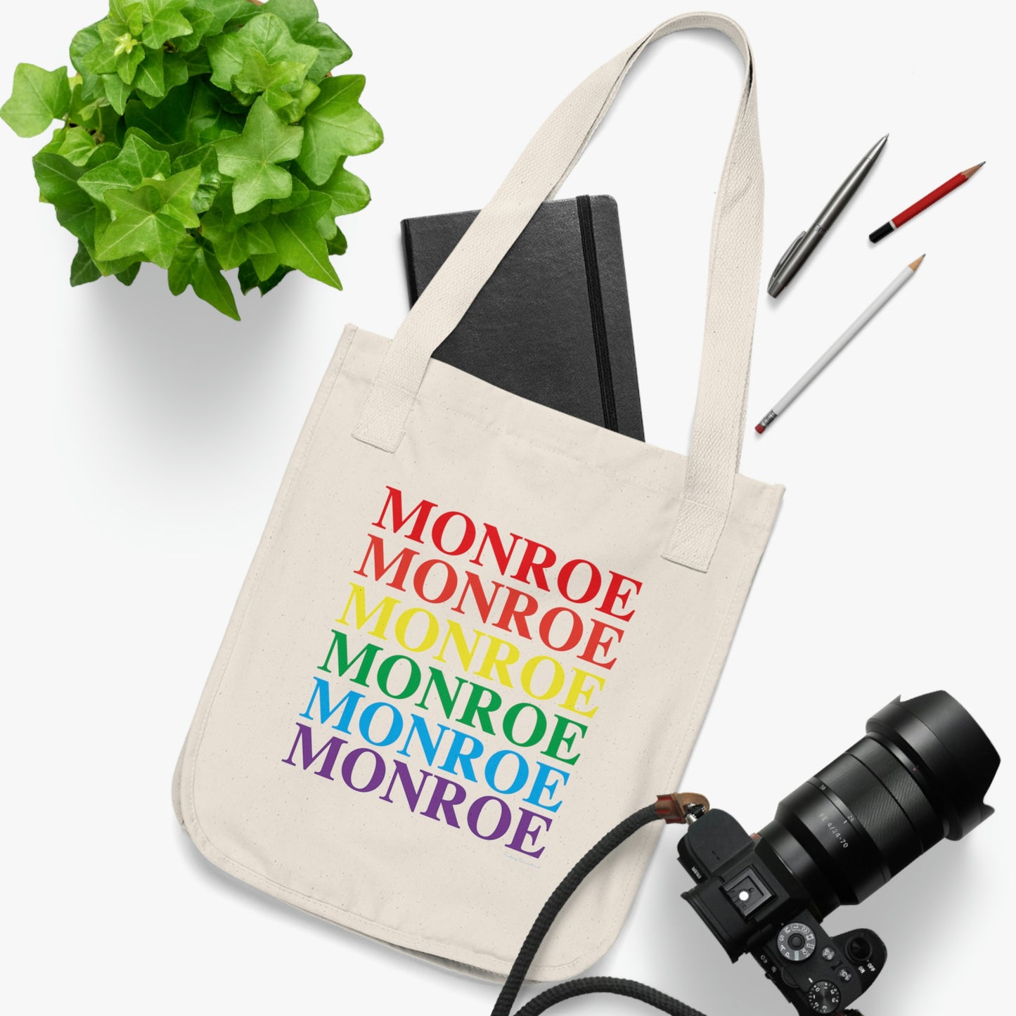 Monroe Pride Organic Canvas Tote Bag