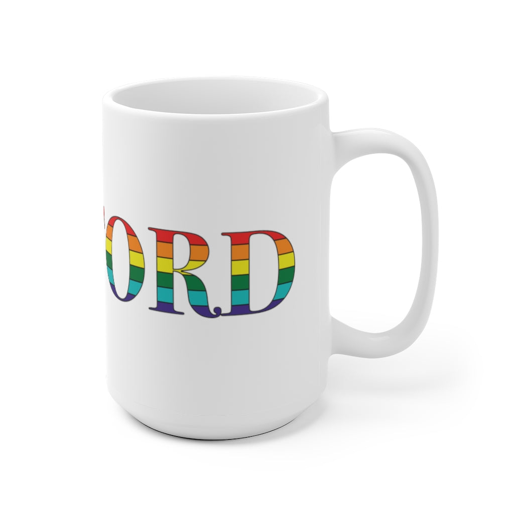 Medford Rainbow  White Ceramic Mug