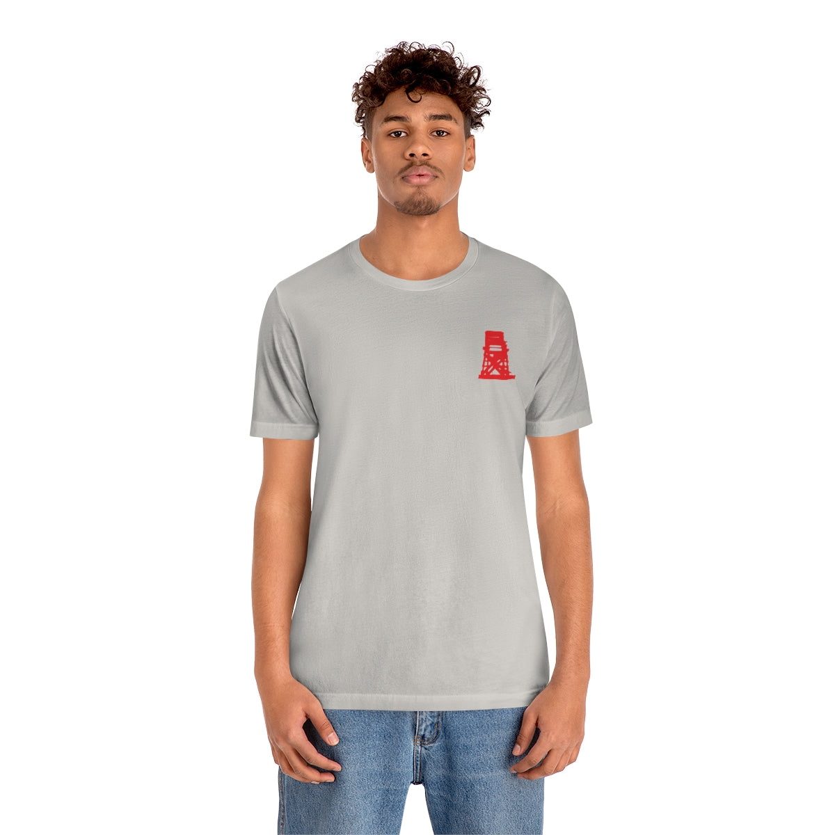 Fairfield Love (front and back) Unisex Jersey Short Sleeve Tee