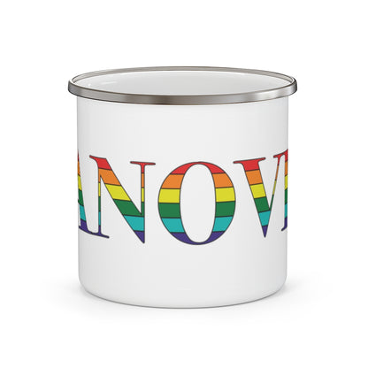 Hanover Rainbow Enamel Camping Mug