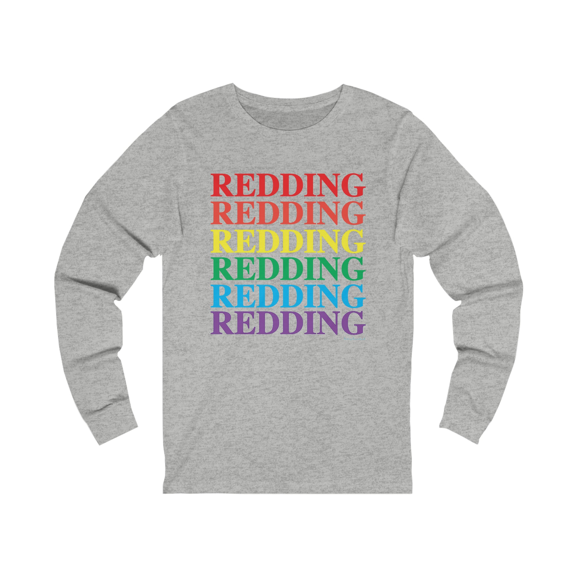 Redding pride unisex long sleeve tee shirt redding connecticut