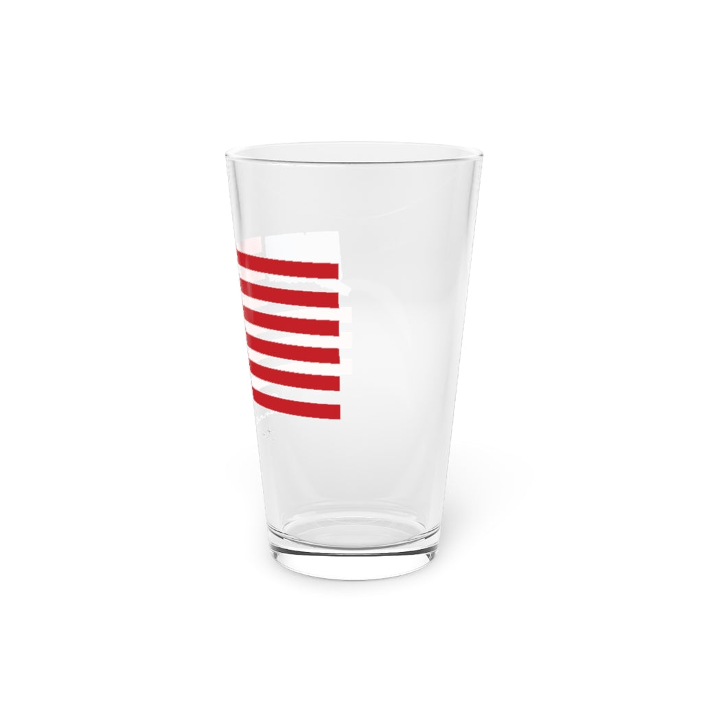 Connecticut Flag Pint Glass, 16oz