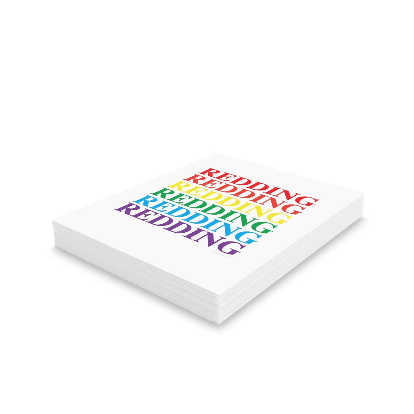 Redding Pride Greeting Cards (8, 16, and 24 pcs)