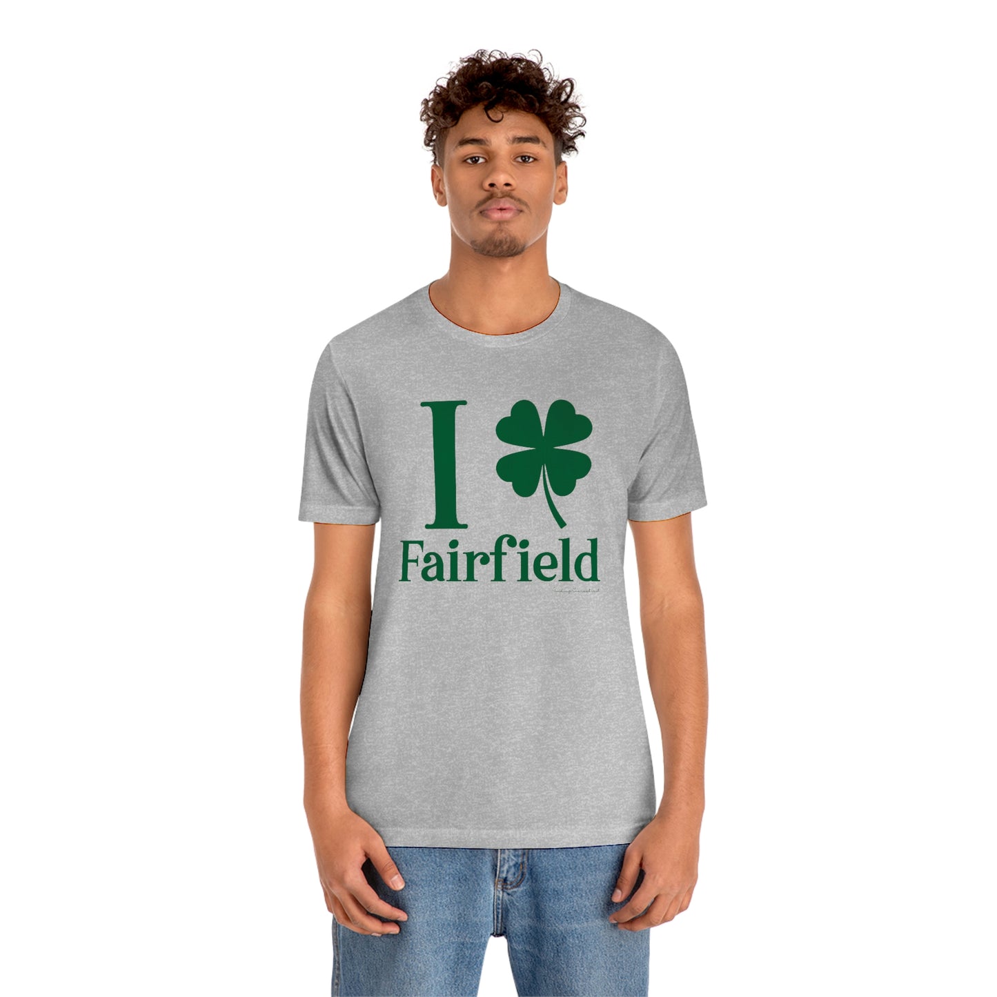 I Clover Fairfield (Green) Unisex Jersey Short Sleeve Tee