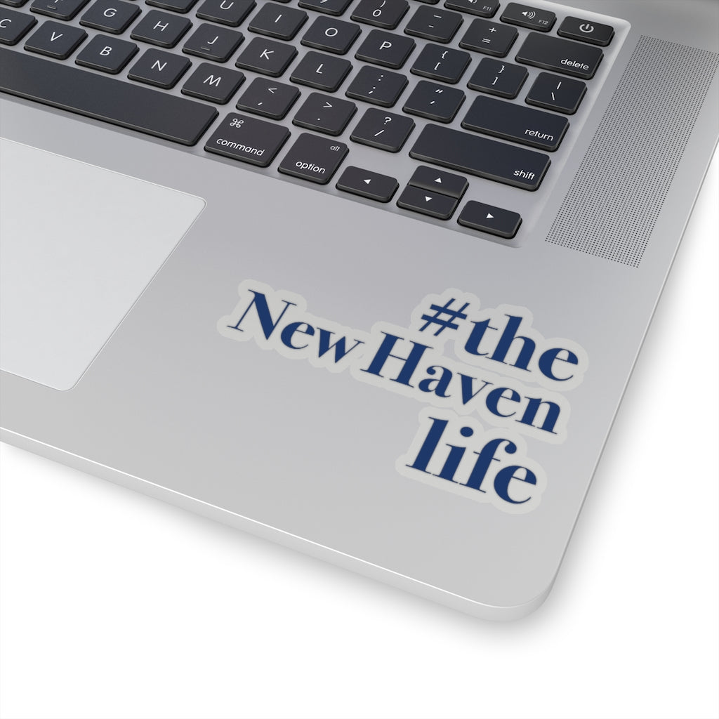 #thenewhavenlife Kiss-Cut Stickers  Free USA shipping   Proceeds help grow Finding Connecticut's website and brand.   Click here to visit our home page