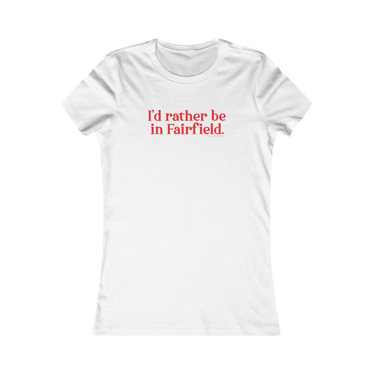 fairfield ct / connecticut womens shirt 