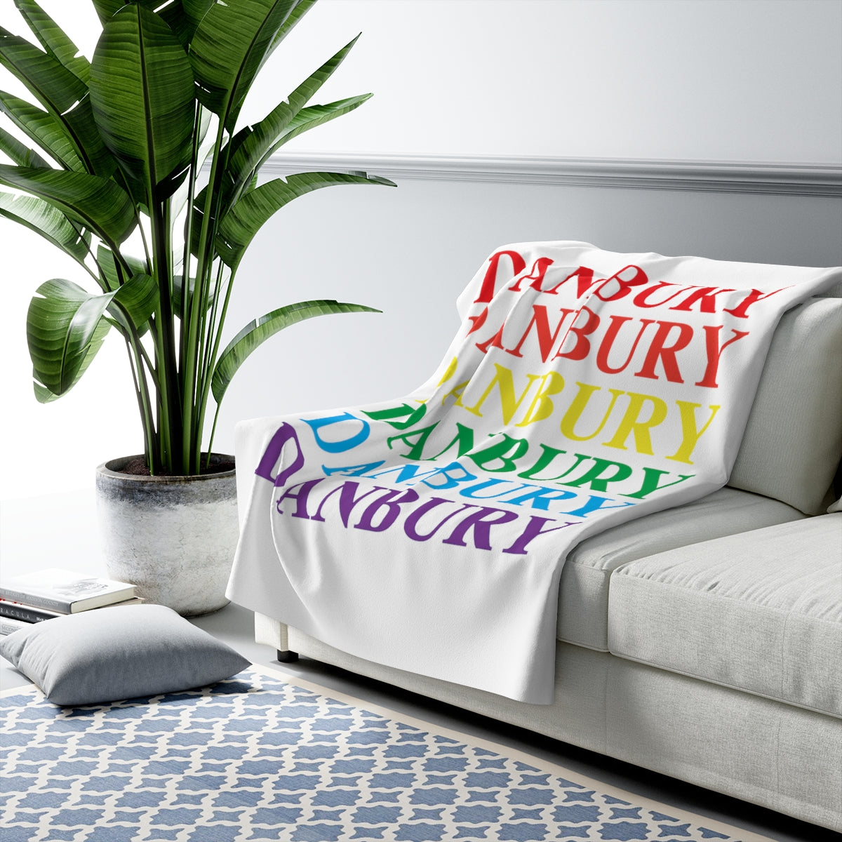 Danbury Pride Sherpa Fleece Blanket