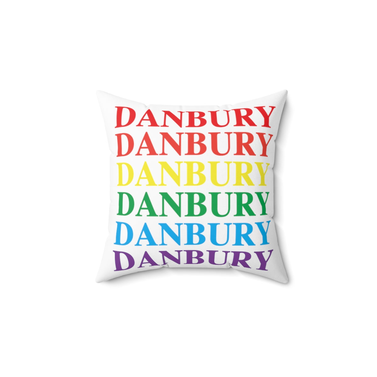 Danbury Pride Spun Polyester Square Pillow