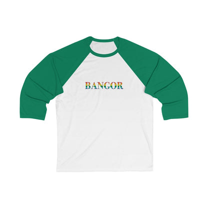 Bangor Rainbow Unisex 3\4 Sleeve Baseball Tee