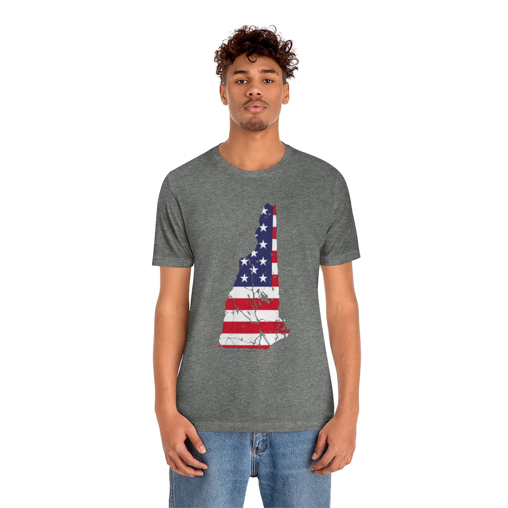 New Hampshire American flag hoodie, tee shirts, shirts, apparel, sweatshirts, mugs and gifts. Proceeds go to help build Finding Connecticut and the Finding New England Brand • New Hampshire apparel • Free USA shipping on all products. 