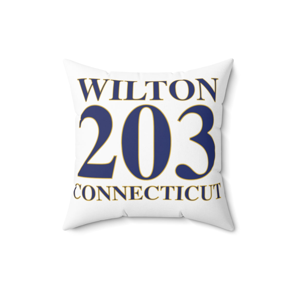 Wilton 203 Connecticut Spun Polyester Square Pillow