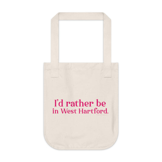 I’d rather be in West Hartford resuable tote bags.  West Hartford Connecticut tee shirts, hoodies sweatshirts, mugs, and other apparel, home gifts, and souvenirs. Proceeds of this collection go to help Finding Connecticut’s brand. Free USA shipping. 