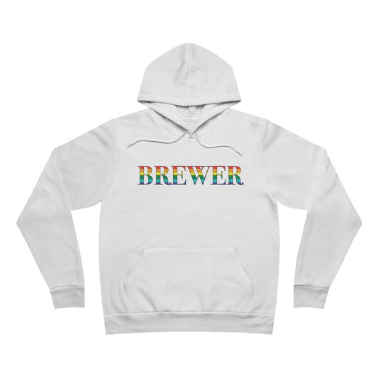 Brewer Rainbow Unisex Sponge Fleece Pullover Hoodie