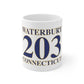 203 Waterbury Collection  203 Waterbury tee shirts, hoodies, sweatshirts, mugs, and other apparel and home gifts. • Proceeds of this collection go to help build Finding Connecticut's brand. • Free USA shipping • Finding Connecticut