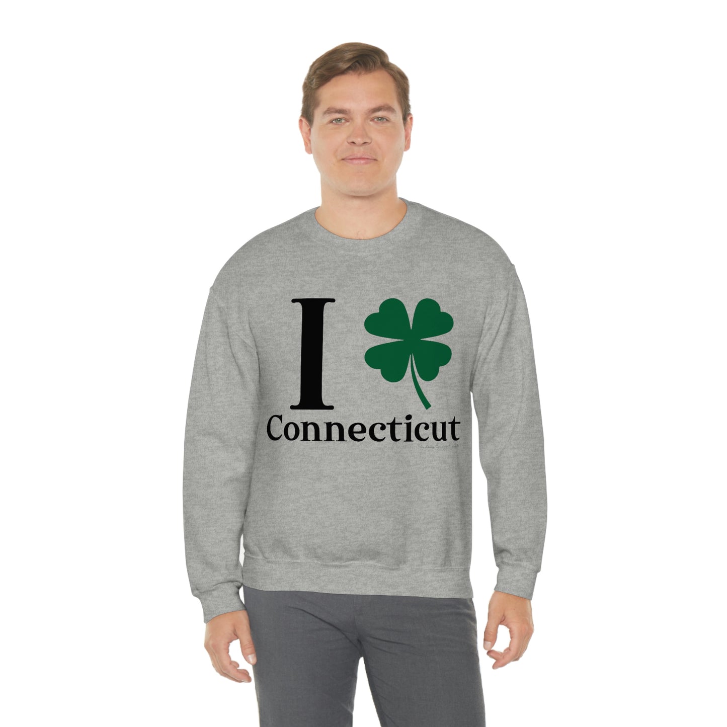 I Clover Connecticut Unisex Heavy Blend™ Crewneck Sweatshirt