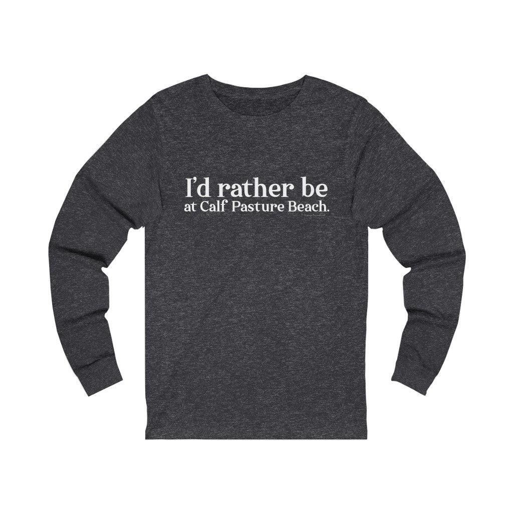 I'd rather be at Calf Pasture Beach   I’d rather be at Calf Pasture Beach.  Norwalk Connecticut tee shirts, hoodies sweatshirts, mugs and other apparel, home gifts and souvenirs. Proceeds of this collections goes to help Finding Norwalk and Finding Connecticut’s brand. Free USA shipping.