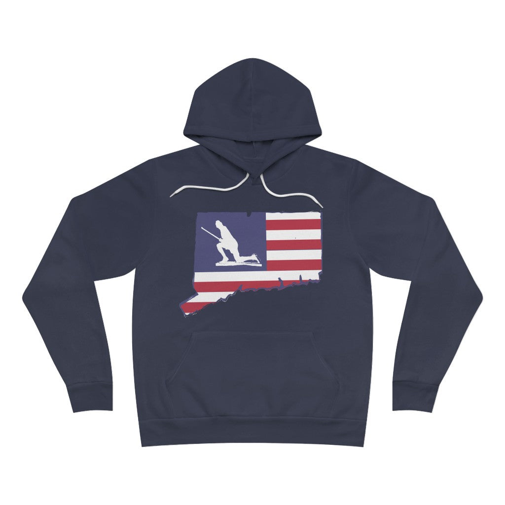 westport hoodie mintueman connecticut flag