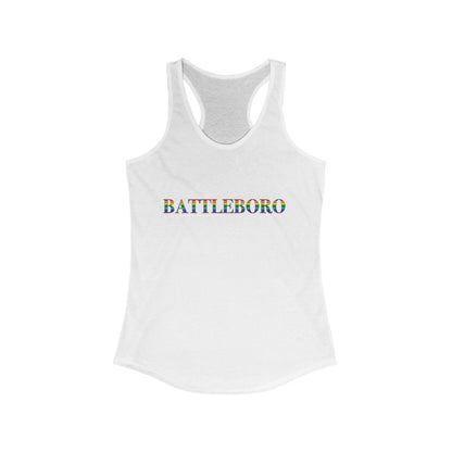 Battleboro Rainbow Women's Ideal Racerback Tank