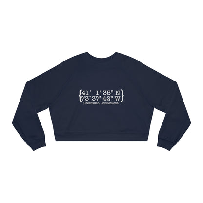 greenwich ct / connecticut coordinates sweatshirt