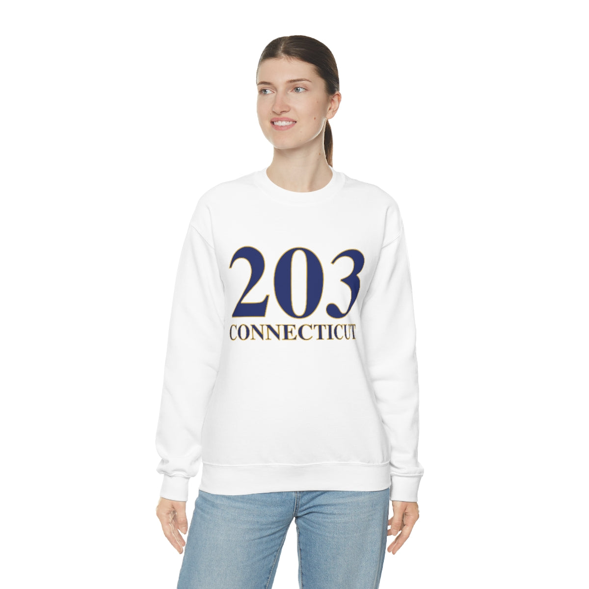 203 Connecticut Unisex Heavy Blend™ Crewneck Sweatshirt