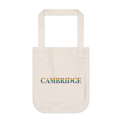 Cambridge Rainbow Organic Canvas Tote Bag