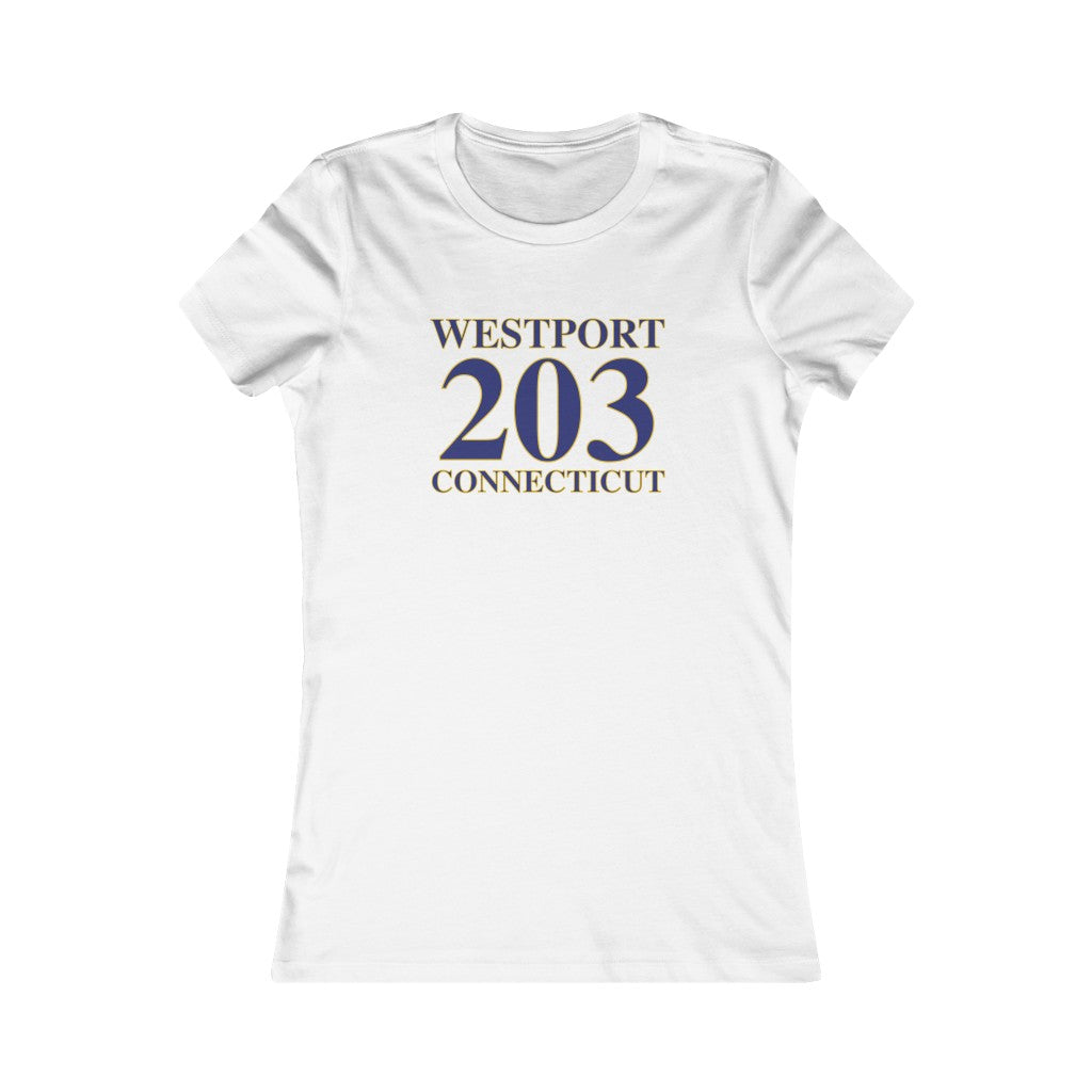 Westport 203  Connecticut Women's Favorite Tee