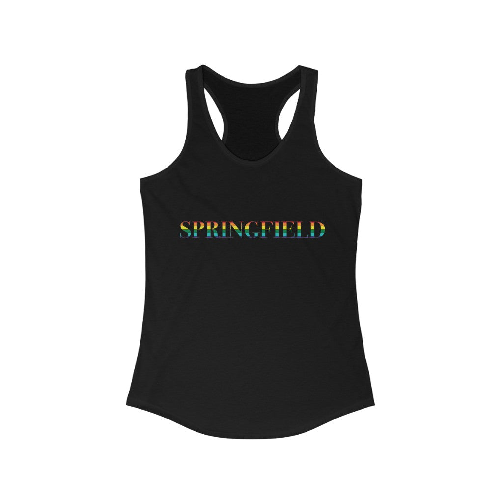 Springfield Rainbow Women's Ideal Racerback Tank