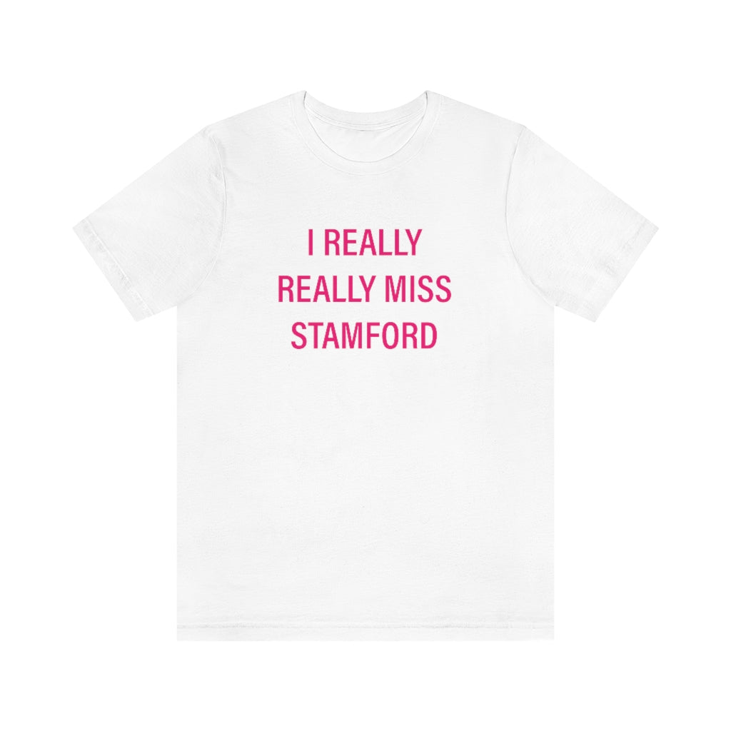 I really really miss stamford tee shirts