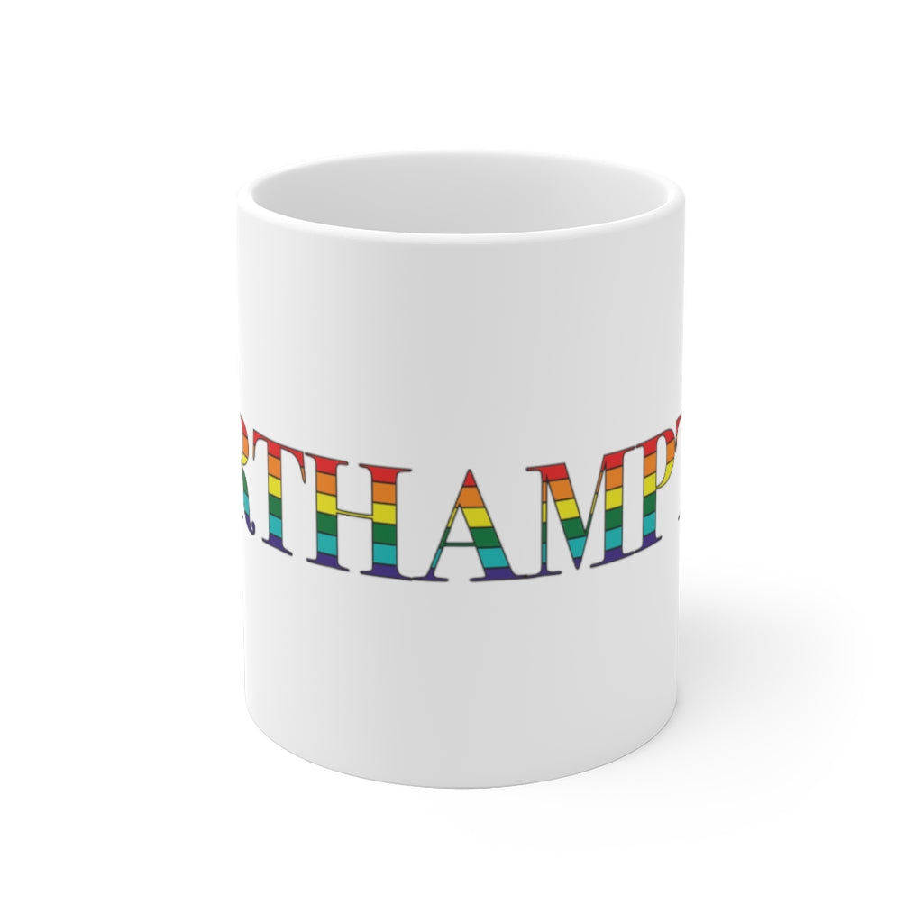 Northampton Rainbow White Ceramic Mug