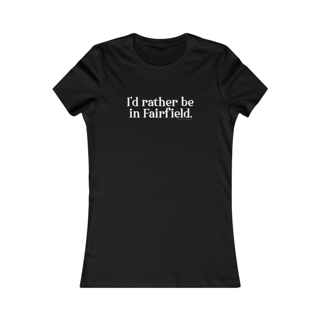 fairfield ct / connecticut women's tee shirt 