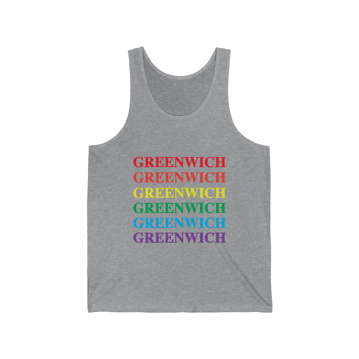 greenwich pride ct / connecticut unisex tank top shirt 