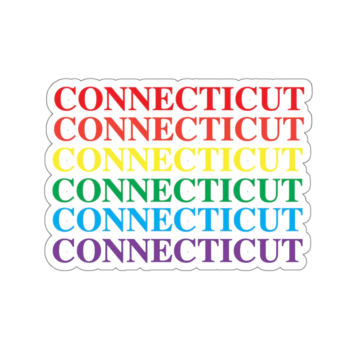 ct / connecticut stickers