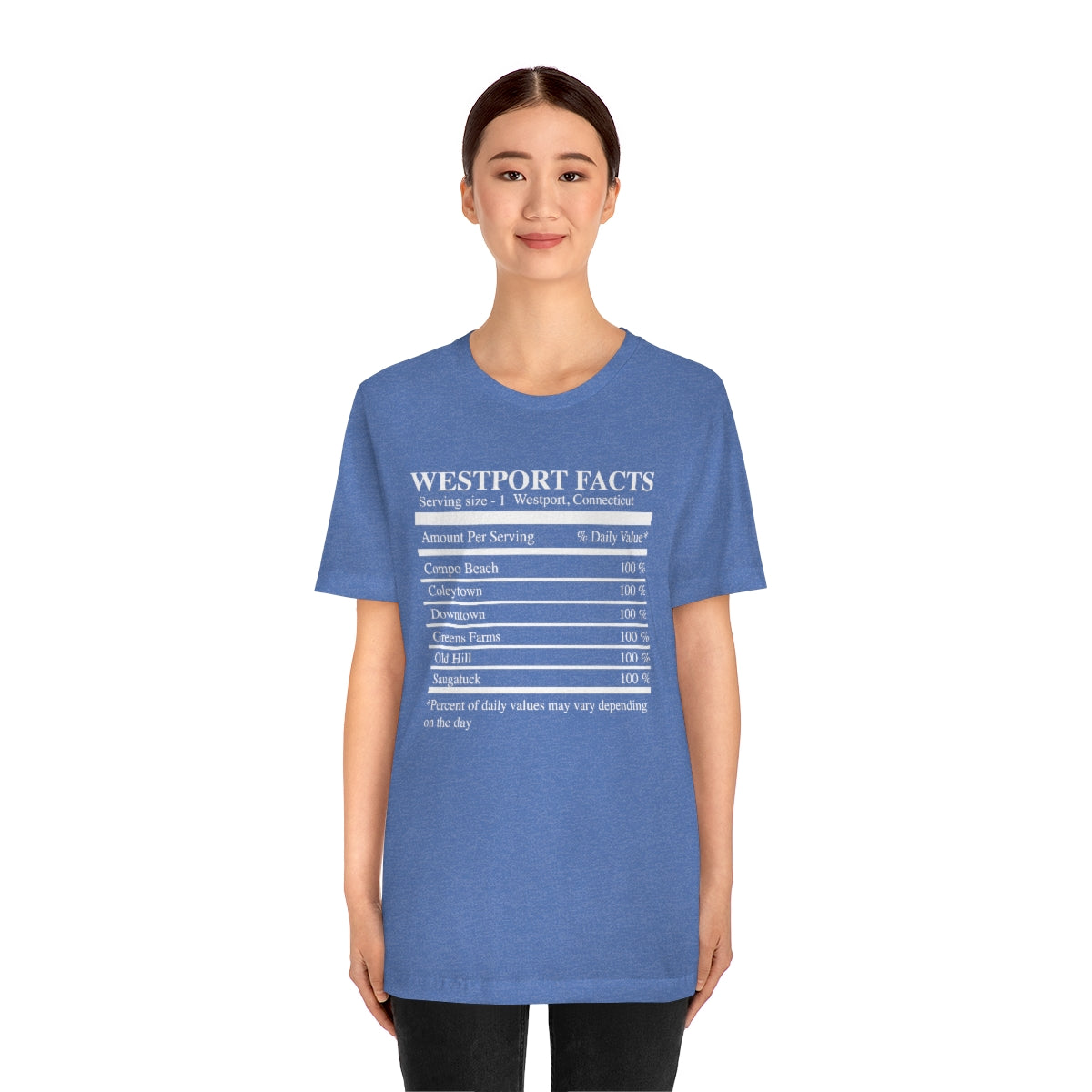 Westport Facts Unisex Jersey Short Sleeve Tee