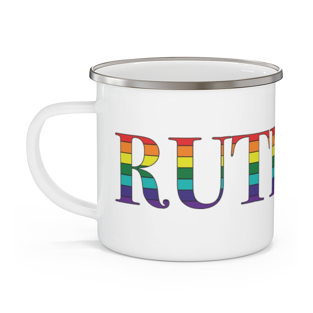 Rutland Rainbow Enamel Camping Mug