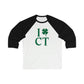 Connecticut st. patricks day shirt, i clover ct 