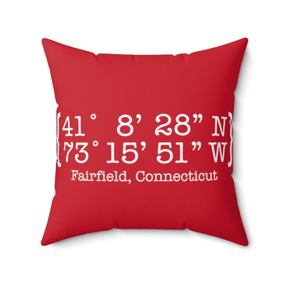 fairfield ct / connecticut pillow and home decor