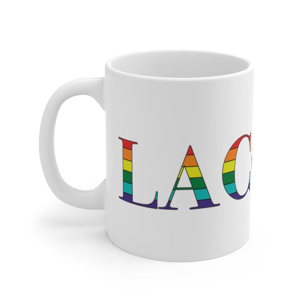 Laconia Rainbow White Ceramic Mug