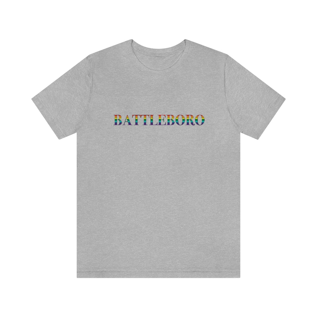 Battleboro Rainbow Unisex Jersey Short Sleeve Tee