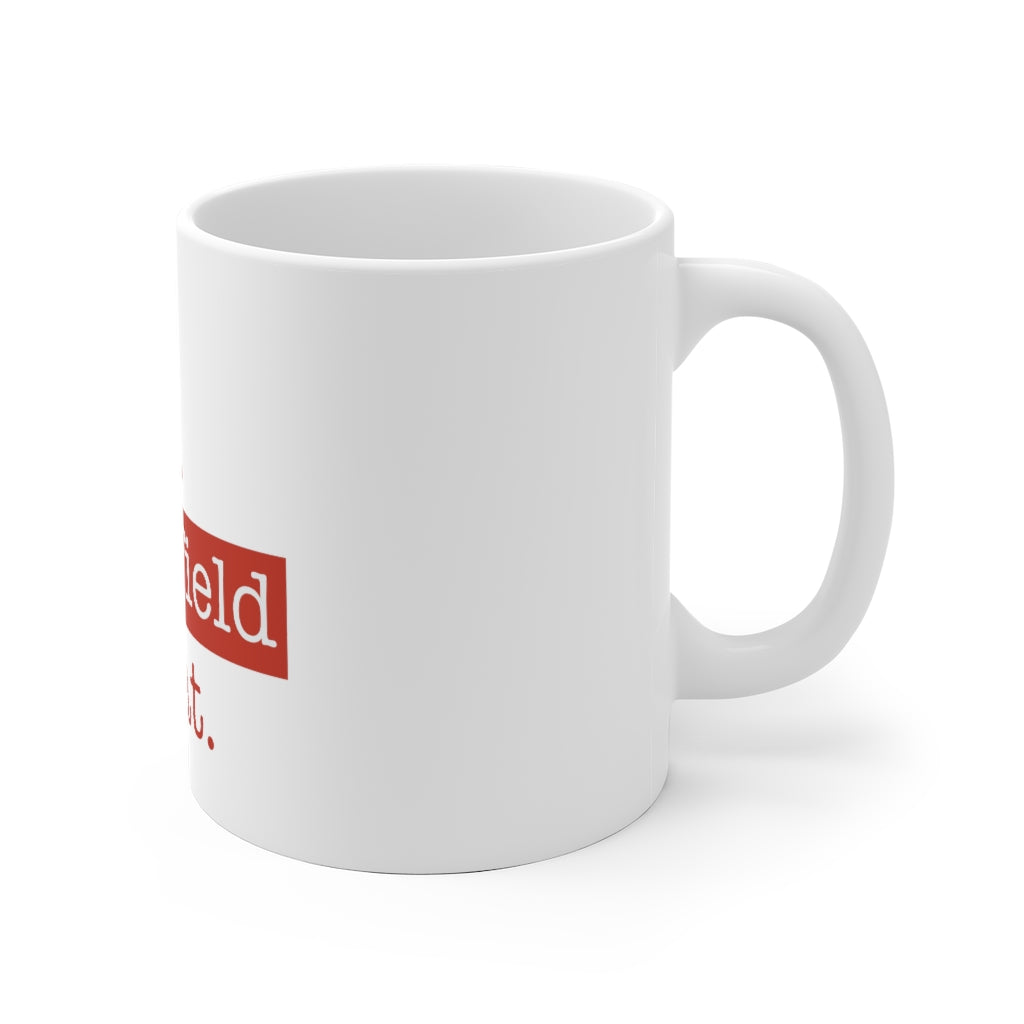 Eat. Sleep. Ridgefield. Repeat. White Ceramic Mug