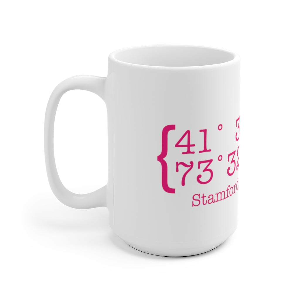 Stamford Coordinates White Ceramic Mug