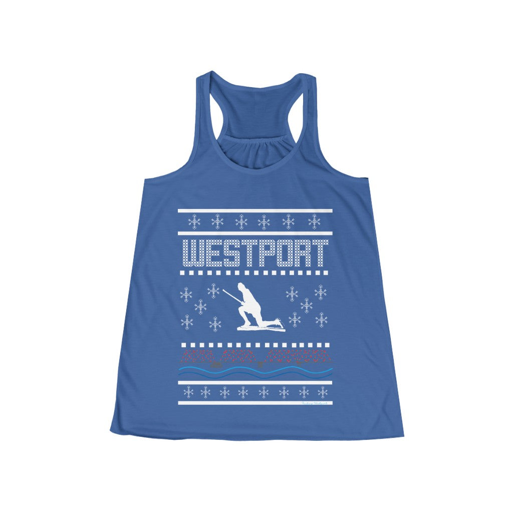 Westport Ugly Holiday Women's Flowy Racerback Tank