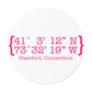 Stamford Coordinates Round Vinyl Stickers
